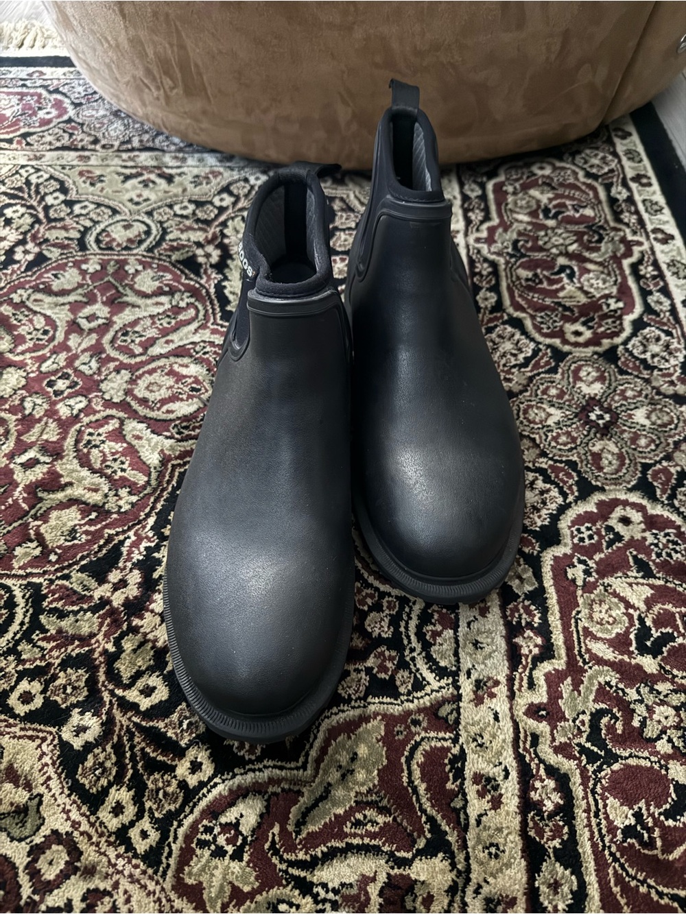 Bogs Black Men’s Chelsea Rain Boots
